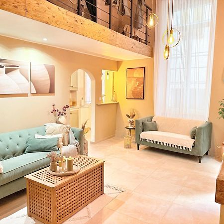 Spacious Loft, Duplex, Old Town, 3 Bedrooms - Easy Check-In Niza Exterior foto